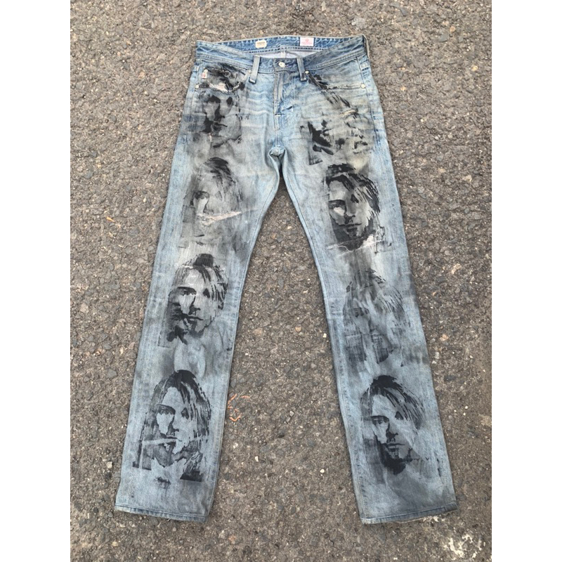 Vintage Denim Adriano GoldSchmied Made In USA Curt Cobain