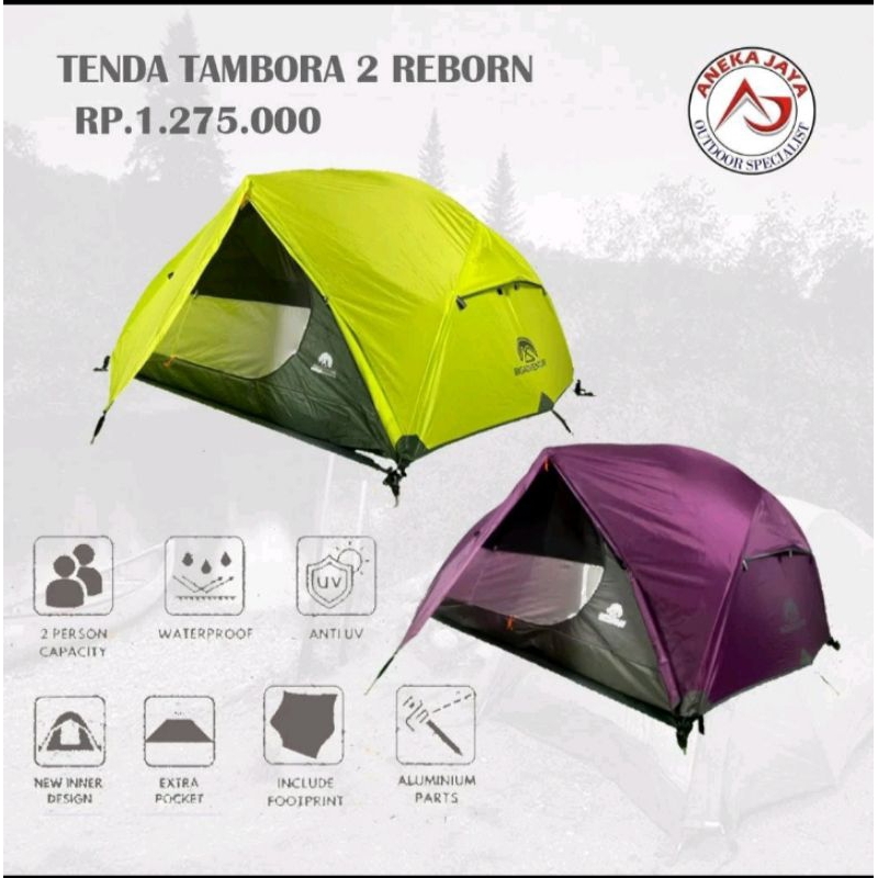 TENDA BIG ADVENTURE TAMBORA 2 REBORN