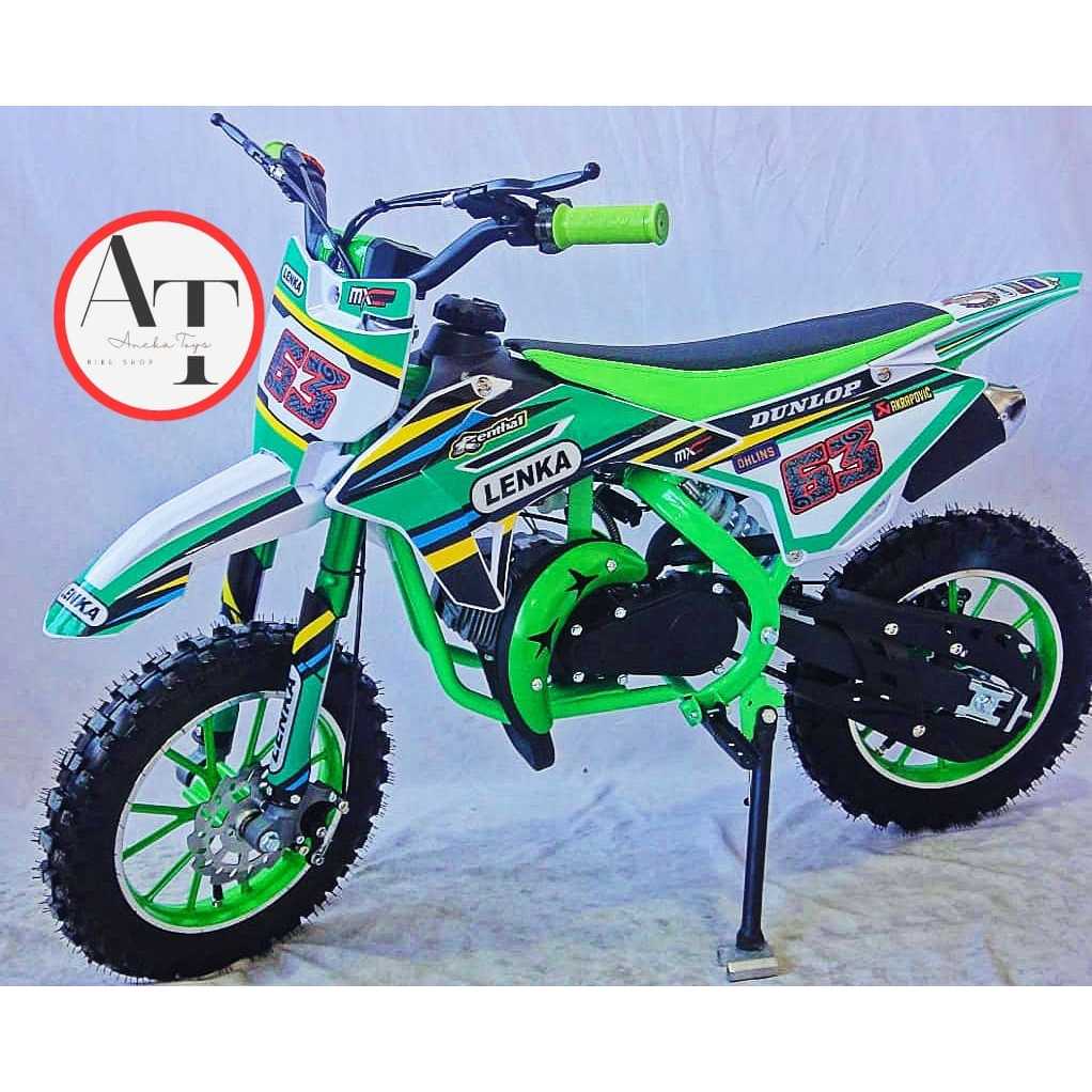Motor Bensin Lenka MC63 Mini Trail Anak 2 Tak 50cc Mesin Rumput