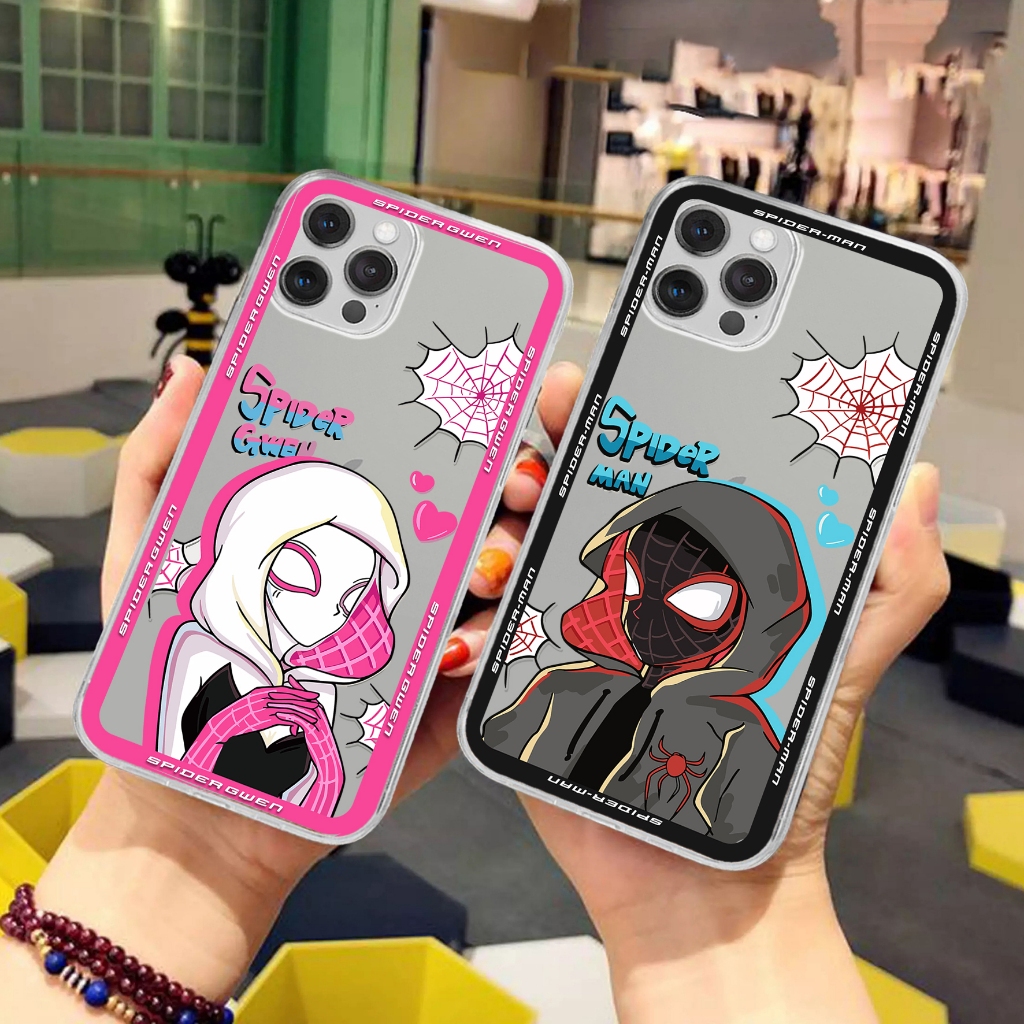 Case Motif SPIDER COUPLE REALME 3 REALME 5 REALME 3 PRO REALME 8 5G REALME 8i REALME C1 C11 C2 C17 C