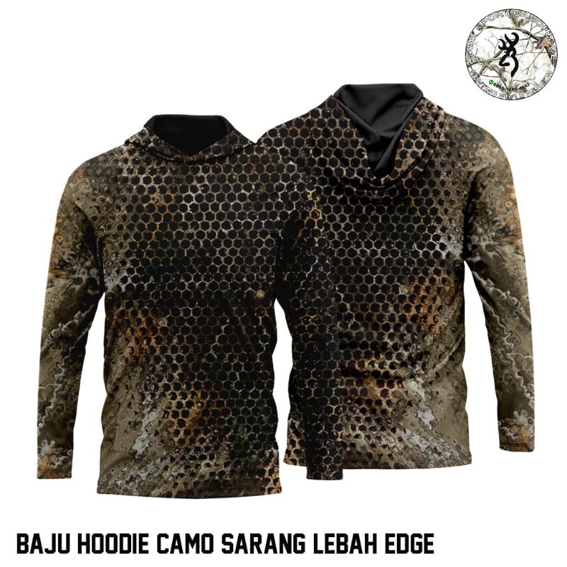 KAOS HOODIE CAMO SARANG LEBAH EDGE