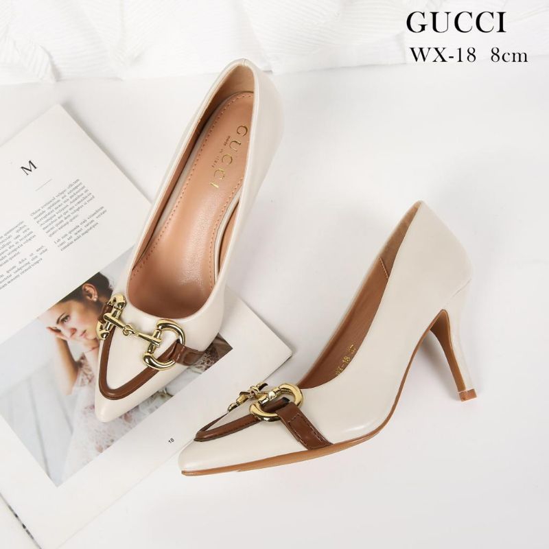 Sepatu Heels Impor Premium Gucci WX-18