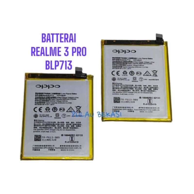 BATTERY BATERAI BATRE BATT REALME 3 PRO / BLP713 - BATT REALME 3 PRO