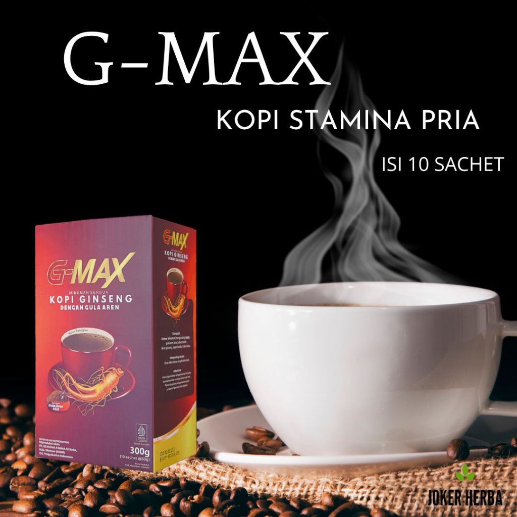 

Kopi G max GINSENG Alami - Kuat Tahan Lama Tingkatkan Sta-mina Pria Dewasa.