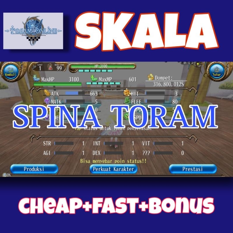 spina toram online booking