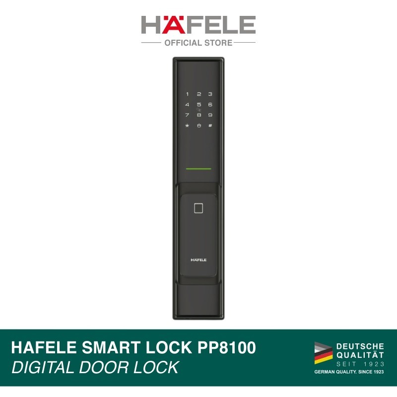 Super Smart Digital Door Lock Home Handle Fingerprint & SmartCard Gagang Pintu Digital Hafele - PP81