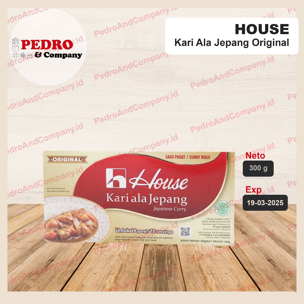 

House - Kari ala jepang original 16 porsi/ 300 gram