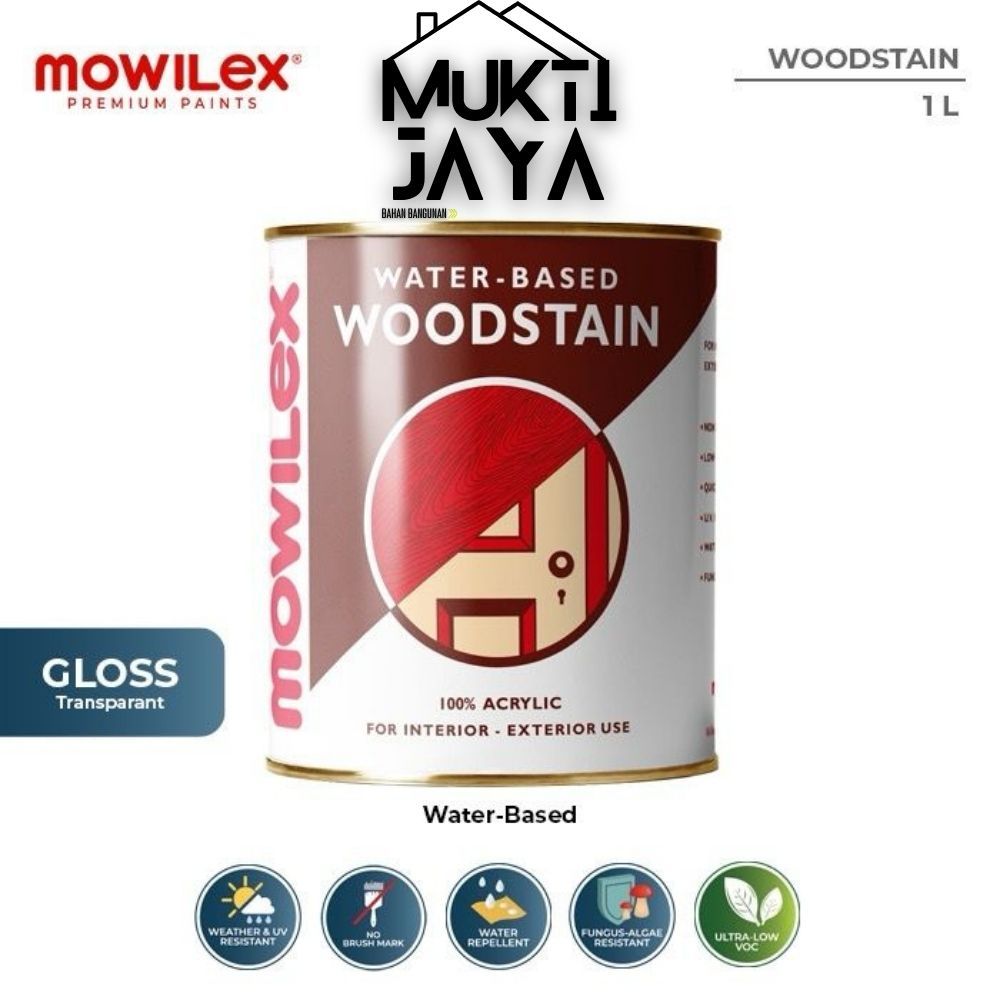 Mowilex Woodstain Cat Pelapis Kayu Premium 1 L