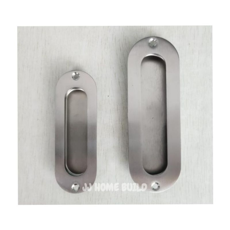 Handle Tarikan Tanam Stainless / Laci Lemari Pintu Sliding Geser