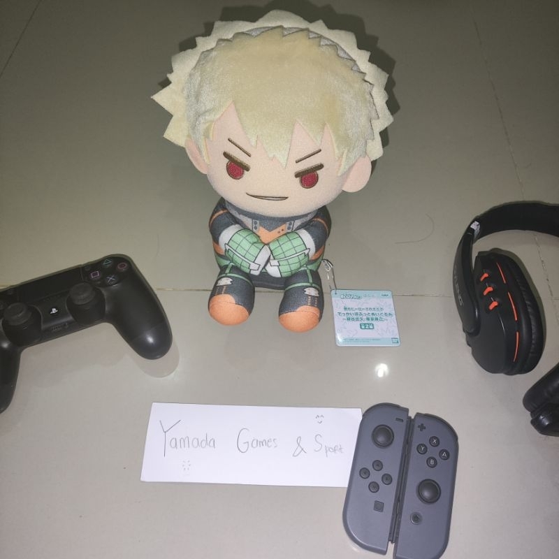 BONEKA PLUSH DOLL MY BOKU NO HERO ACADEMIA KATSUKI BAKUGOU BAKUGO ORI ORIGINAL BANPRESTO NEWTAG IMPO
