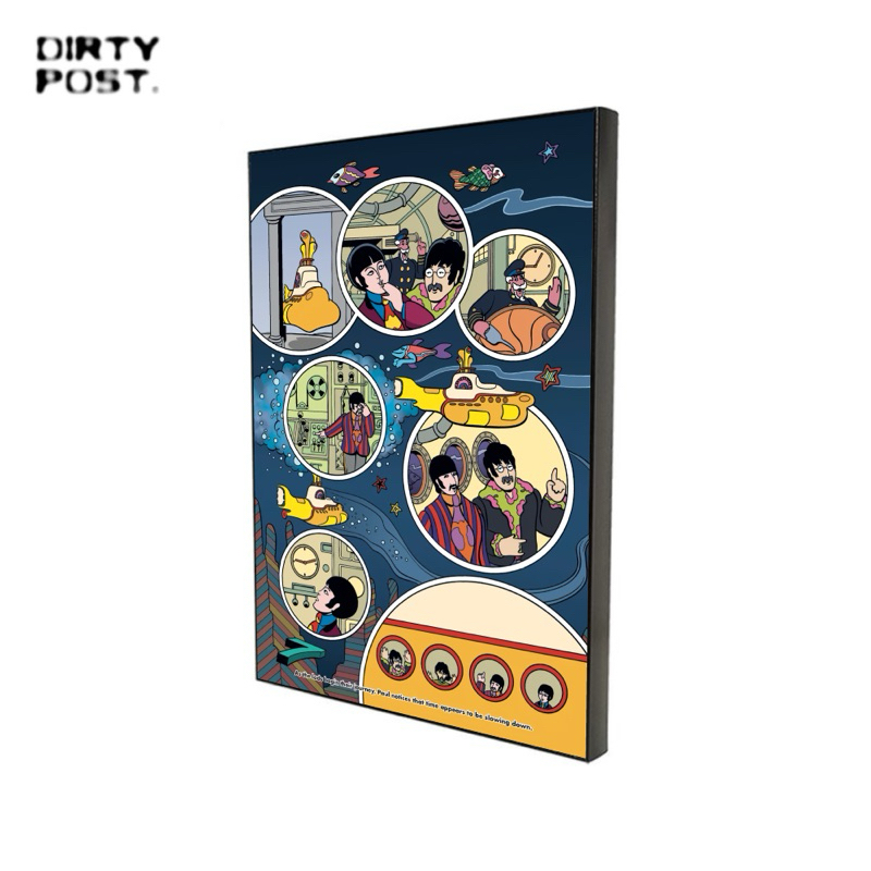 Poster the beatles + frame
