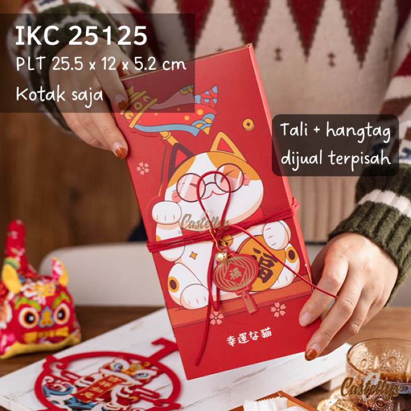 

IKC25125 Packaging Kotak Hampers Imlek Kue Kering Nastar Cookies Spiku Sincia CNY
