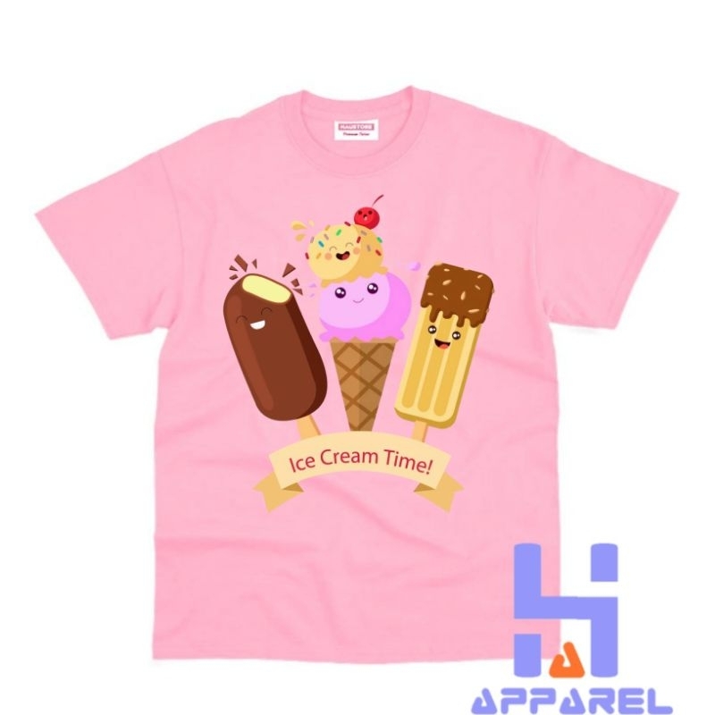 BAJU ANAK KAOS ANAK ICE CREAM