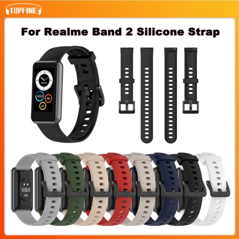 For Realme Band 2 Strap Soft Comfortable Waterproof And Aweat-proof Silicone Strap Realme Band Acces