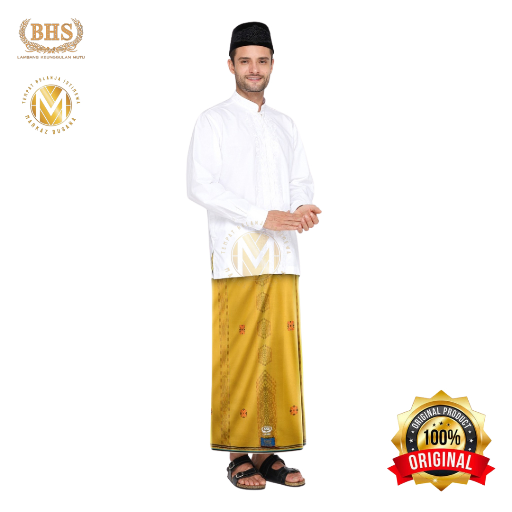 Sarung BHS Classic Gold Motif C47 JGB Kuning