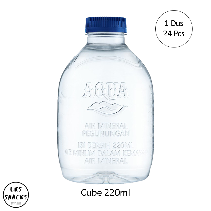 

AQUA Cube 220ML [1 Box 24 Botol]