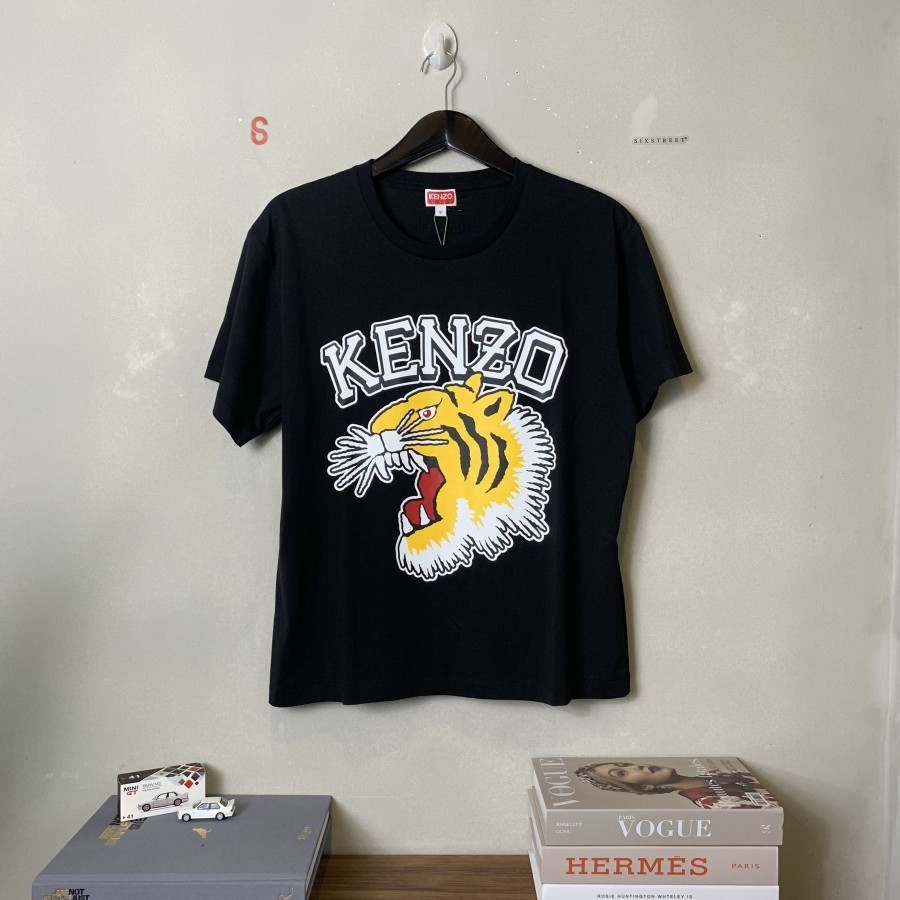 Kenzo Tee Big Tiger Head Black ( 100% Authentic )