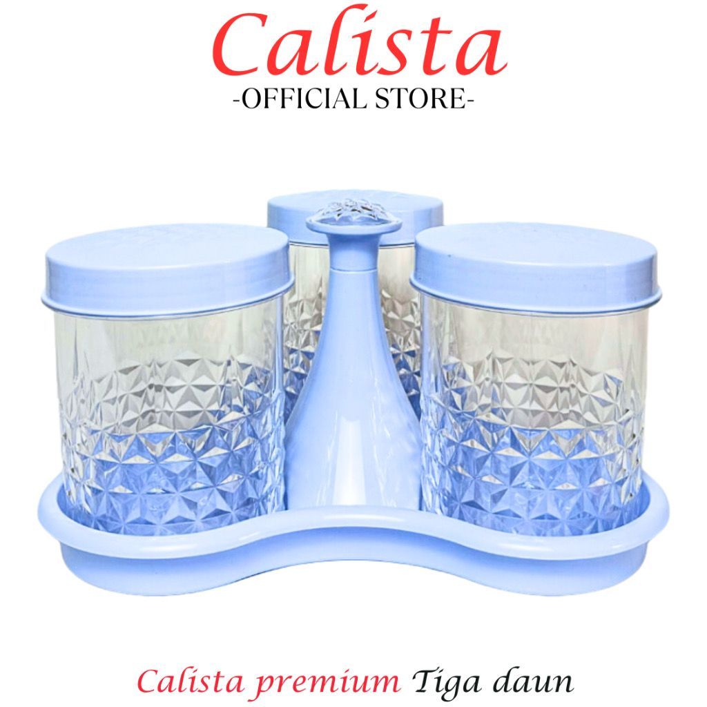 Toples plastik toples calista toples kue lebaran toples 3 daun