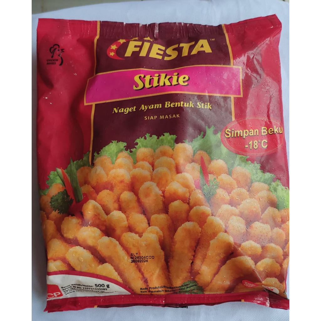 

Fiesta Chicken Stikie 500gr - Chicken Nugget Bentuk Stik 500 gram