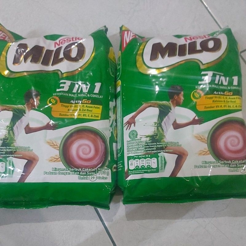 

MILO ACTIV GO LEBIH MALT COKLAT 990GR