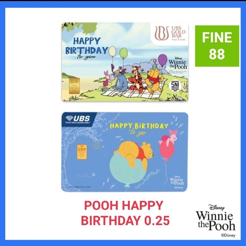 (PROMO BIRTHDAY ULTAH 2025⭐) UBS BIRTHDAY 0.1-0.5 LM MICKEY MINNIE HELLO KITTY WINNIE THE POOH ORIGI