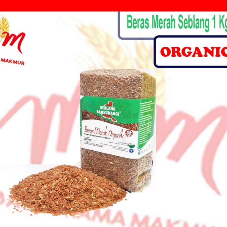 

Seblang Banyuwangi - Beras merah organik 1kg ( Beras diet, Beras sehat )