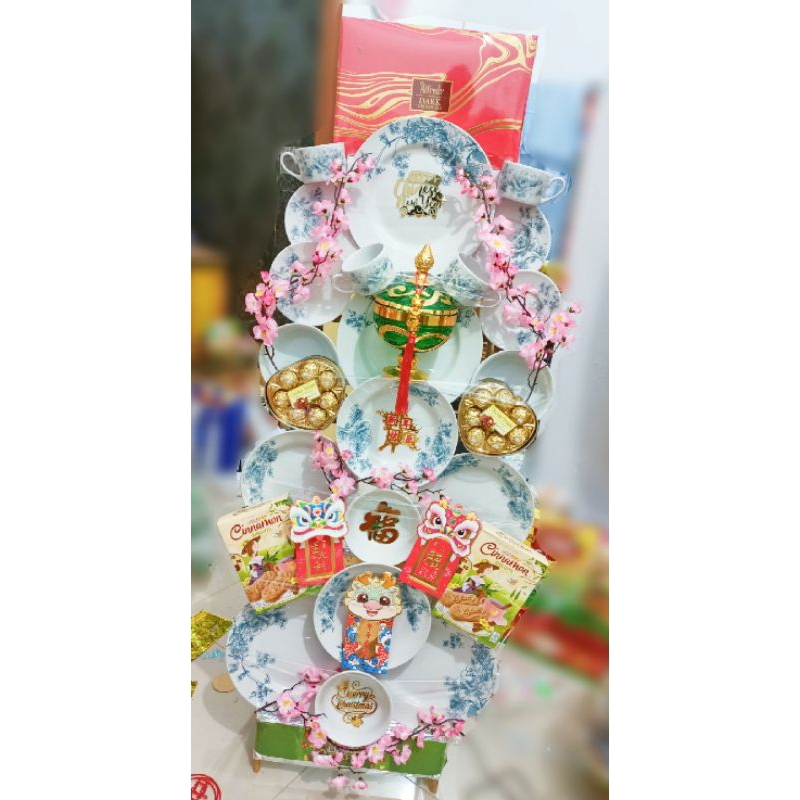 

parcel piring Imlek jumbo hampers dinner set