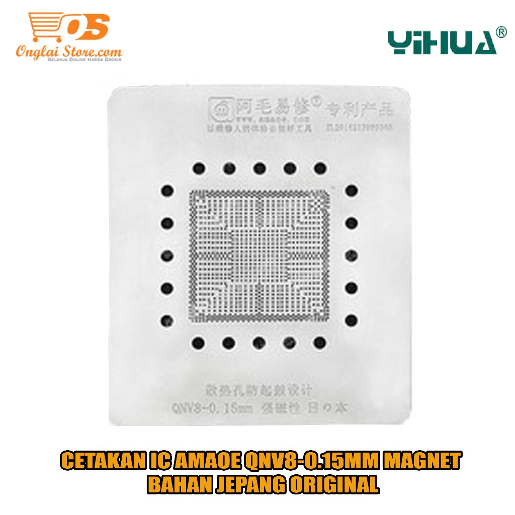 CETAKAN IC AMAOE QNV8-0.15MM MAGNET BAHAN JEPANG ORIGINAL