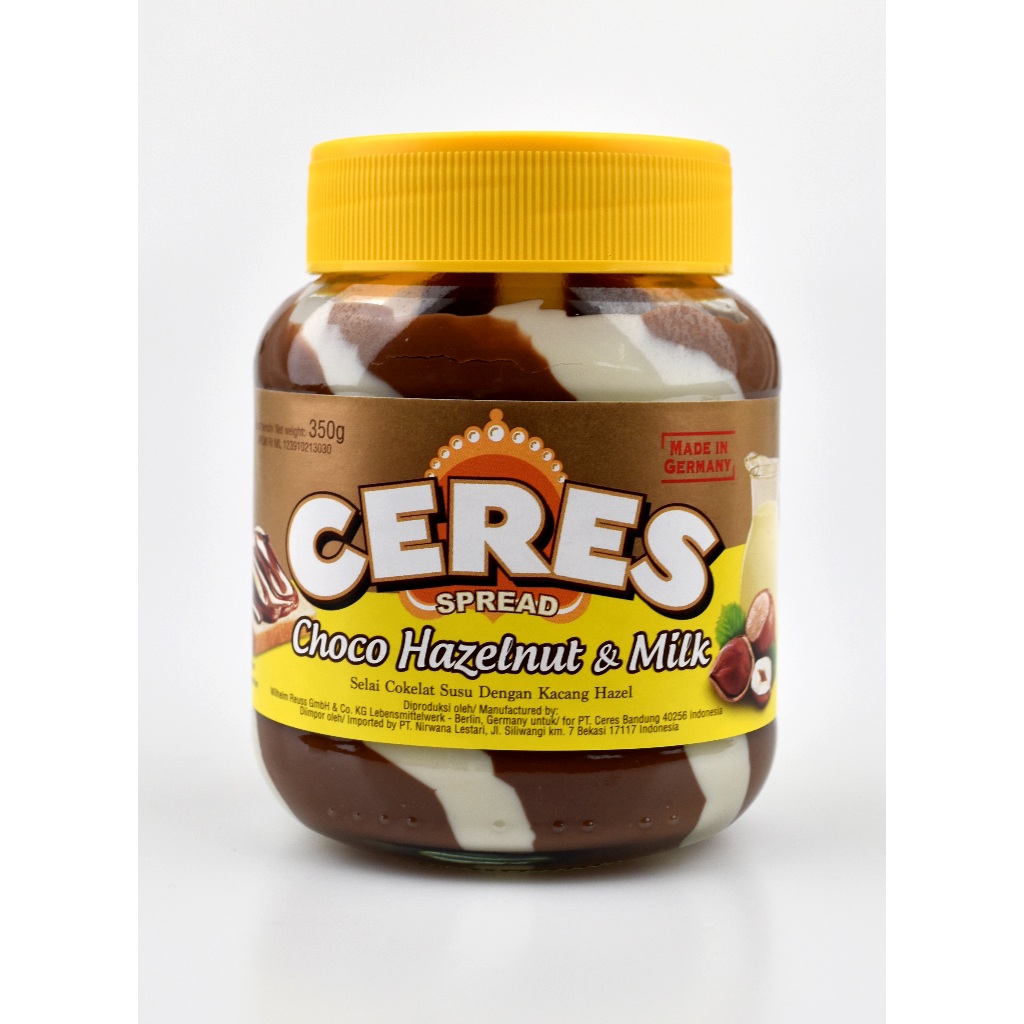 

Selai Ceres Choco Hazelnut&Milk 350 Gram