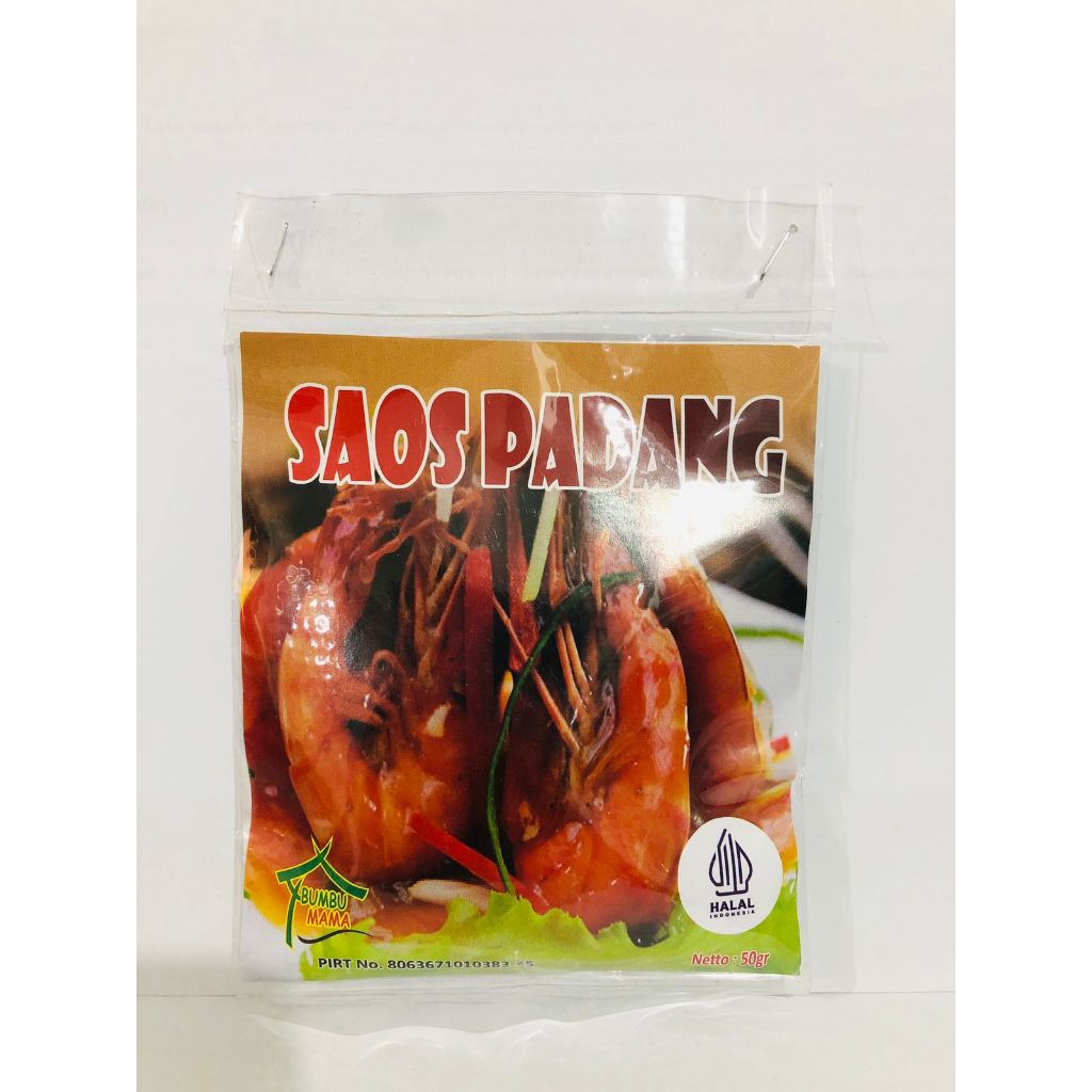 

BUMBU MAMA Saos Saus Padang 50gr HALAL / Bahan Dasar Bumbu