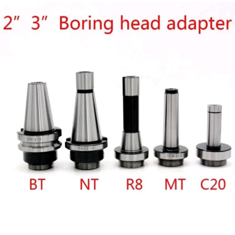 Arbor boring head MT3 F1 - 12 arbor kepala boring head untuk kepala 50mm 75mm
