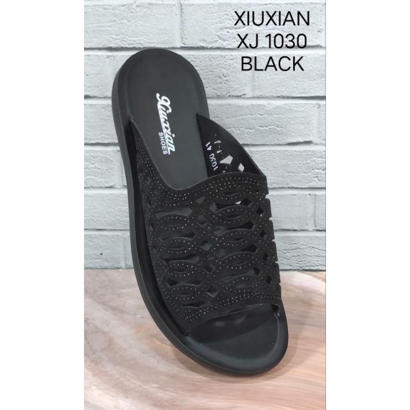 sandal cewek, sandal wanita, sandal slide /sorong ukuran  jumbo XIUXIAN