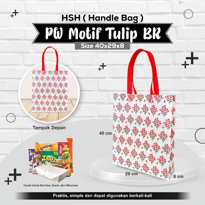 

Tas Kado motif bunga paper bag tas belanja tas sovenir tas seminar