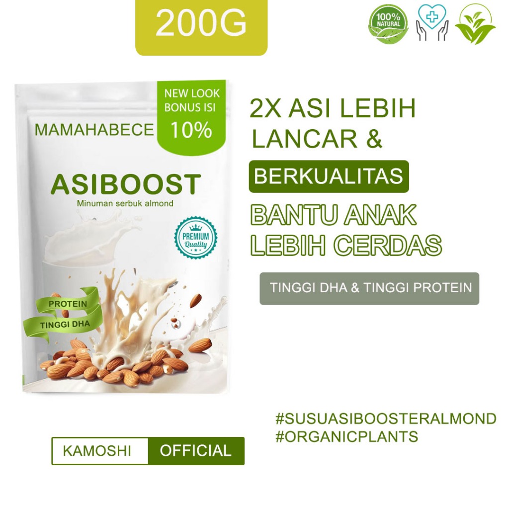 Susu Pelancaran Asi Booster Menyusui Susu Almond Asi Booster Ibu Menyusui Asi Boster Pelancar Asi Al