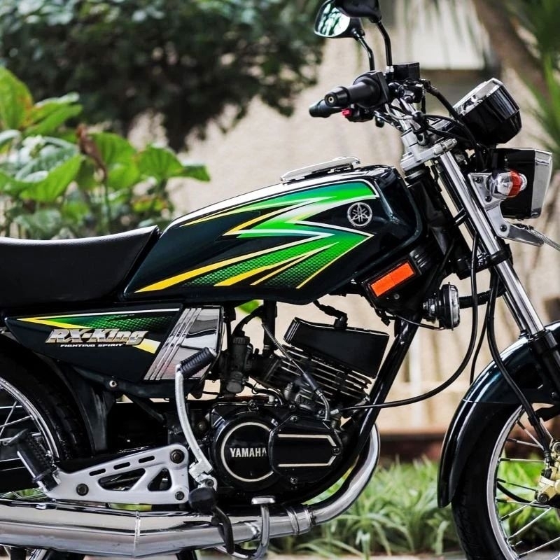 Striping lis sticker standar ORI yamaha rx king 2003 hijau stiker rx king hijau 2003