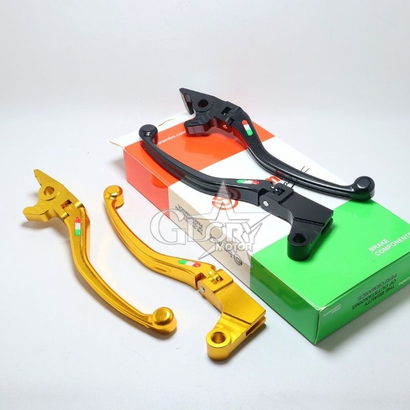 Handle rem 1set Kanan - kiri Brembo CNC Model Lipat ] SATRIA FU Pnp