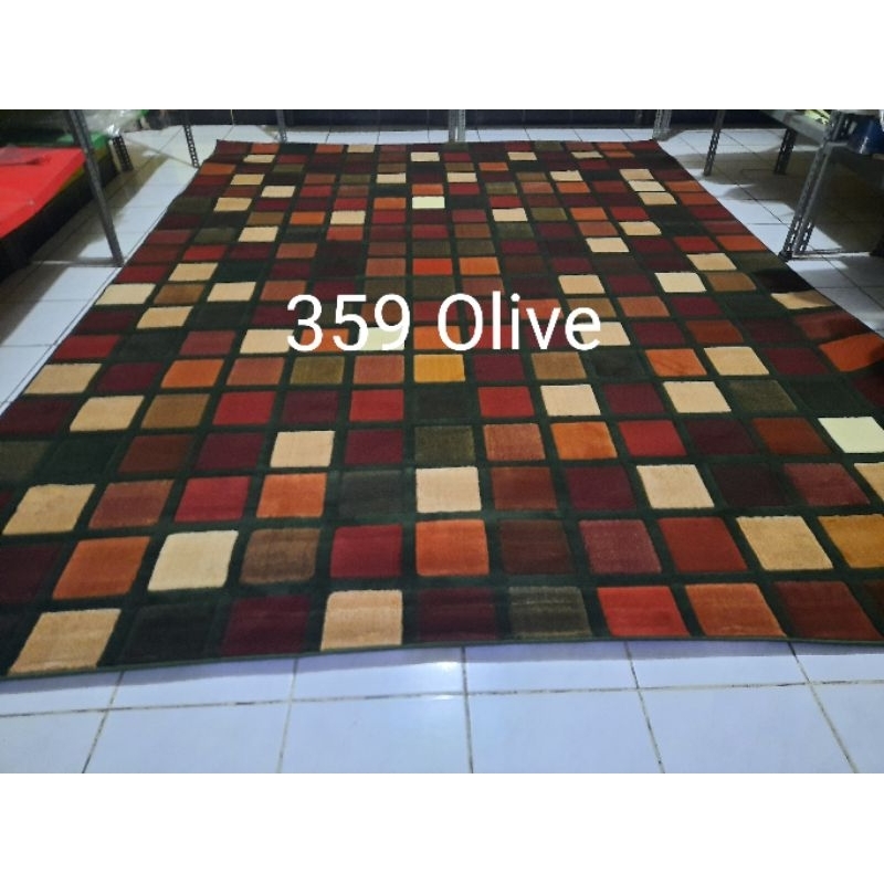 Karpet Permadani super Besar Tebal Minimalis Extacy 210x310 cm