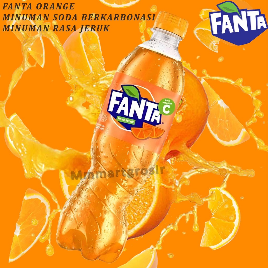 

Fanta / Minuman Soda Berkarbonasi / Minuman Rasa Jeruk / 390ml