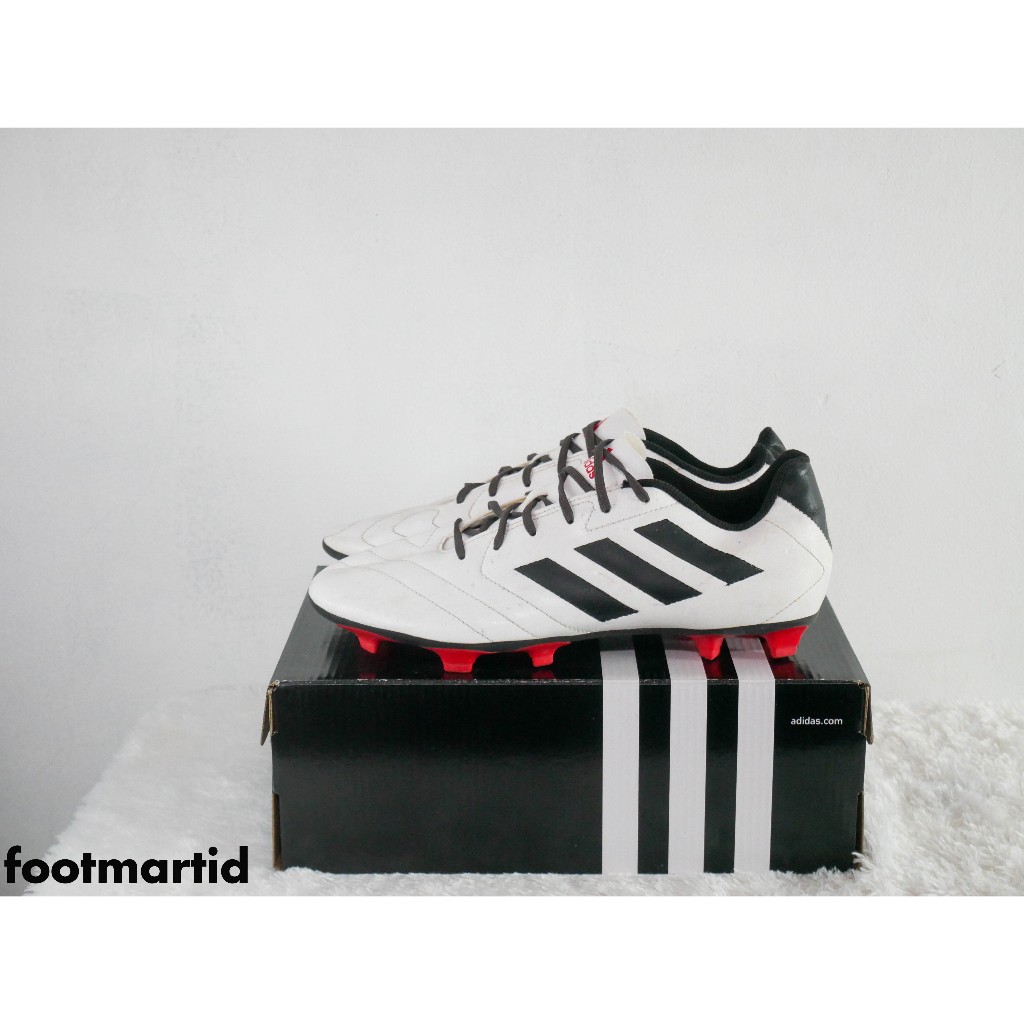 Sepatu Bola Adidas Goletto VII Firm Ground Boots - White EF7244 Second Original