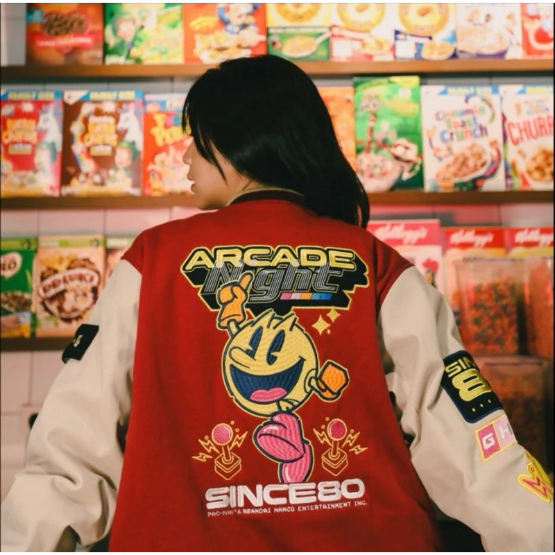 Faith x W.E x Pacman Varsity “Arcade Night” Dark Ceglie/Sand