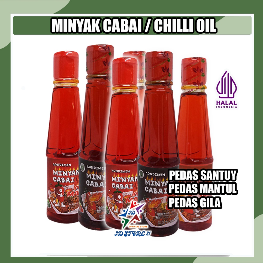 

JAVA - Minyak Cabai Chilli Oil 135 ml Pedas Santuy Pedas Mantul Pedas Gila Halal MUI