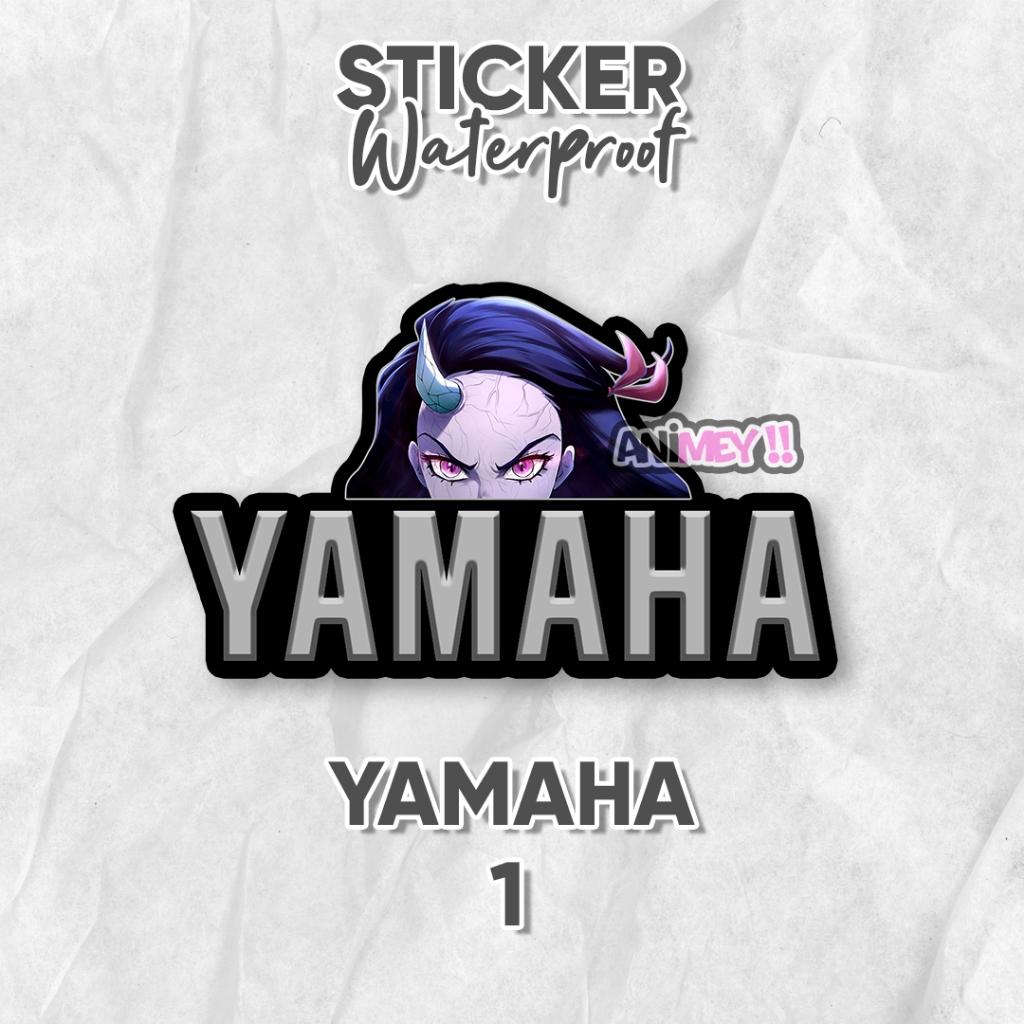 

Stiker Nezuko Logo Yamaha / Stiker Anime Waterproof