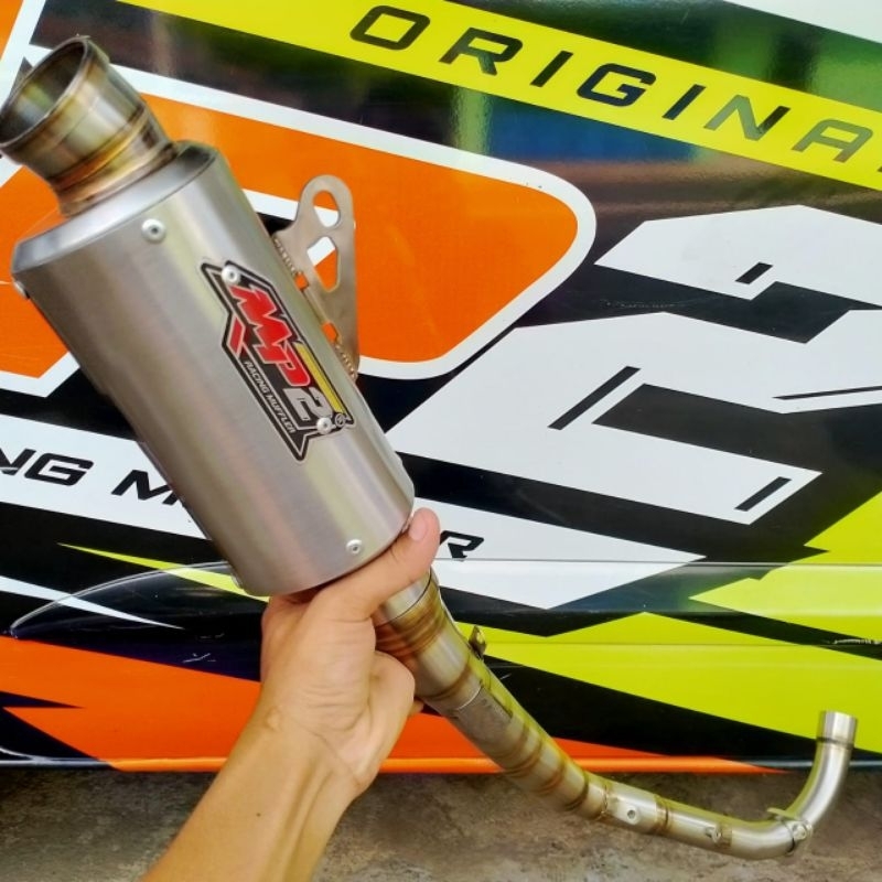 knalpot road race jupiter z trioval mp2 Muffler