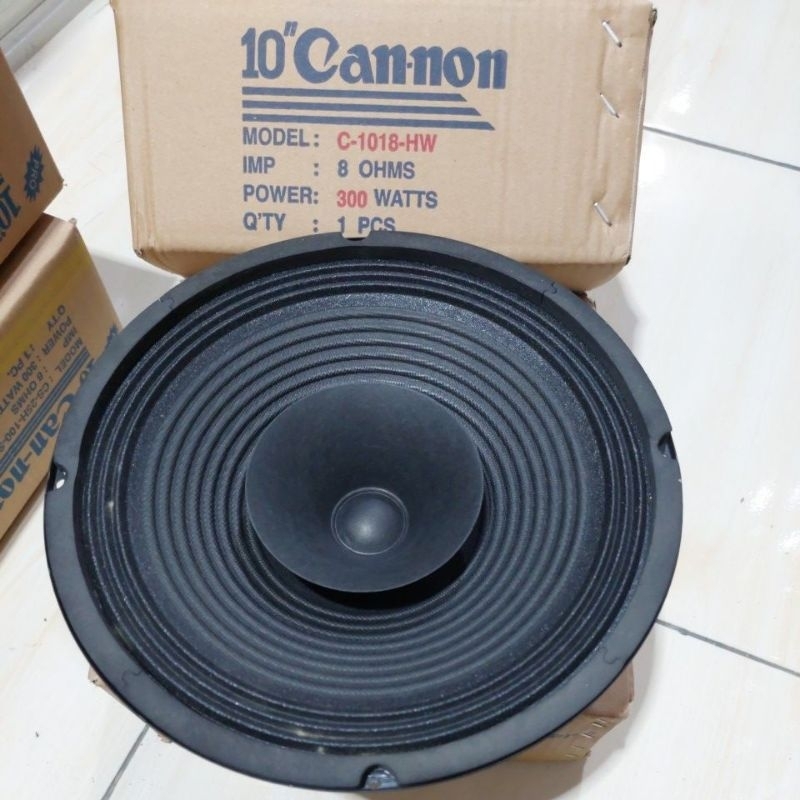 Speaker Cannon 10 inch Speaker Canon 10inch ORI Full Range 300 watt ORI