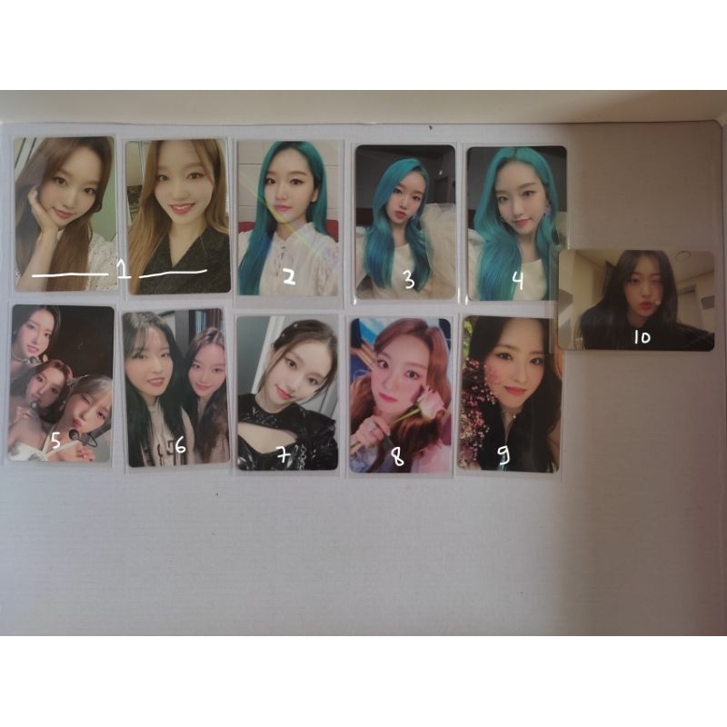 photocard pc loona choerry gowon olivia hye hyeju hyewon yeohyewon album benefit bene tc pb photoboo