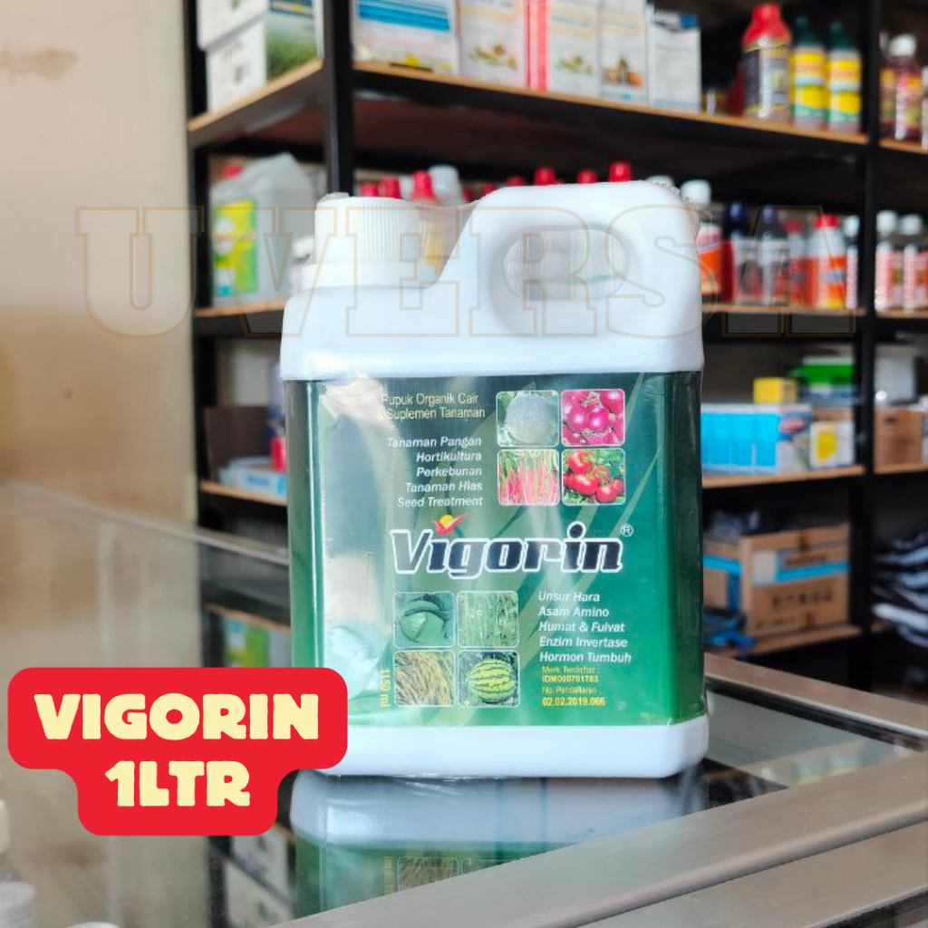 Pupuk Asam Amino Fulvat Humat Tanaman Vigorin 1 Liter Aminosan Organik Cair Nutrisi Cabai Anggur Bua