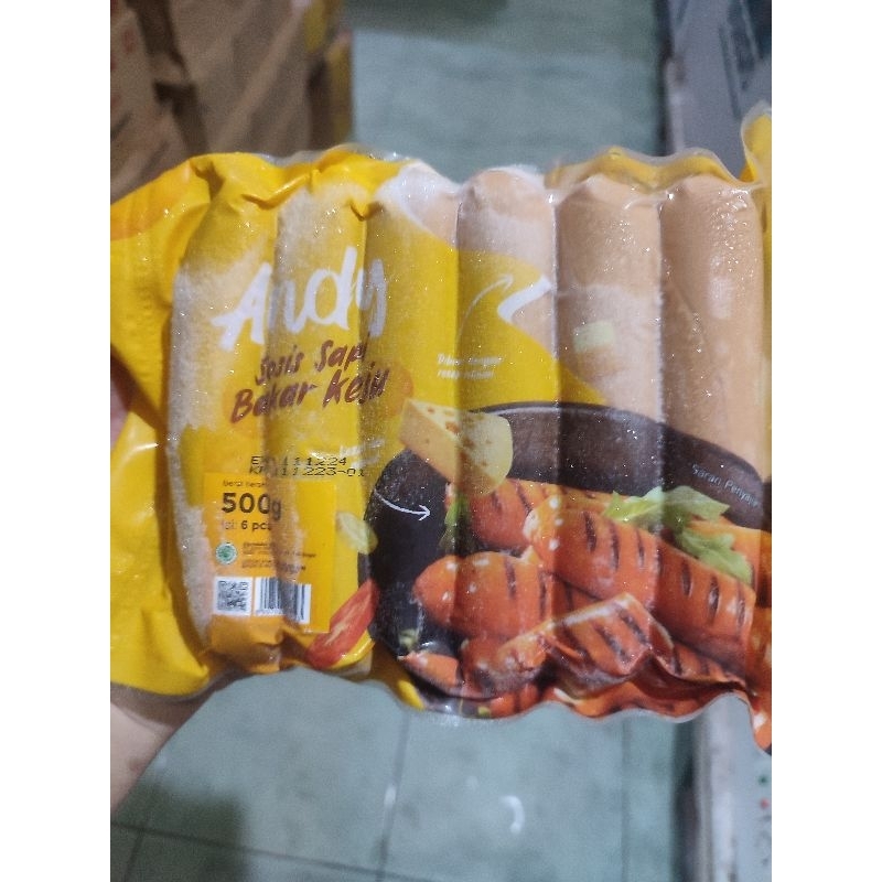 

andy sosis sapi bakar cheese