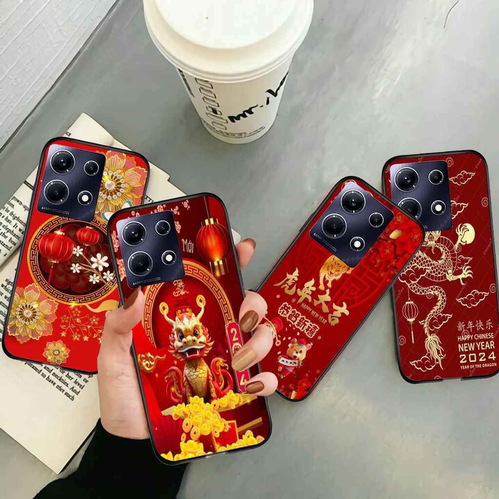 Case Kaca Imlek Infinix Note 30 - Kesing Hp Infinix Note 30  - Case Infinix Note 30   - Kesing terba