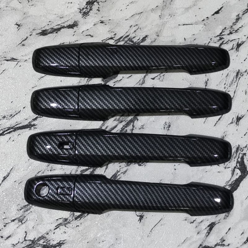 Cover handle pintu mobil Agya Ayla 2023 carbon
