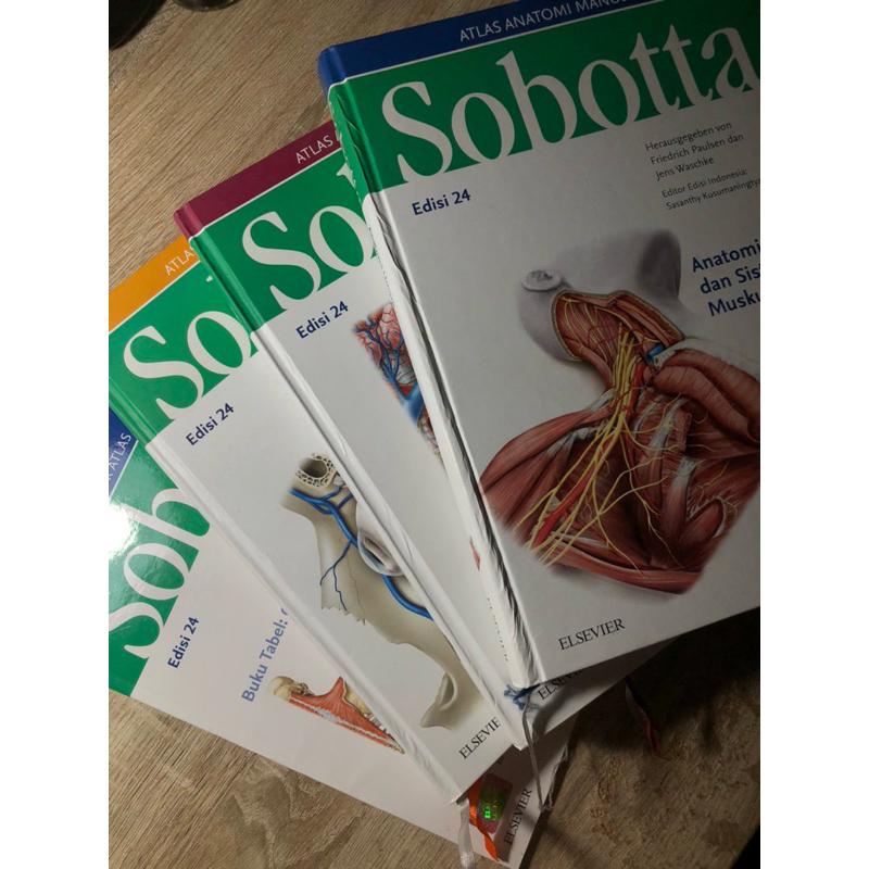 SOBOTTA ATLAS ANATOMI MANUSIA EDISI 24 – FULL VOLUME (BEKAS MINUS SEDIKIT)